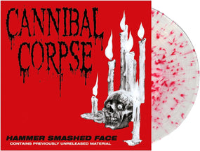 Cannibal Corpse - Hammer Smashed Face (2025 12" EP Clear with Red Splatter vinyl gatefold reissue) - Vinyl - New