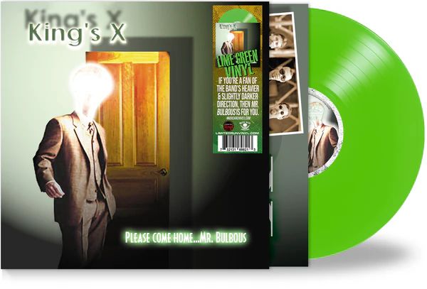 King's X - Please Come Home...Mr. Bulbous (Ltd. Ed. 2025 Lime Green vinyl reissue) - Vinyl - New
