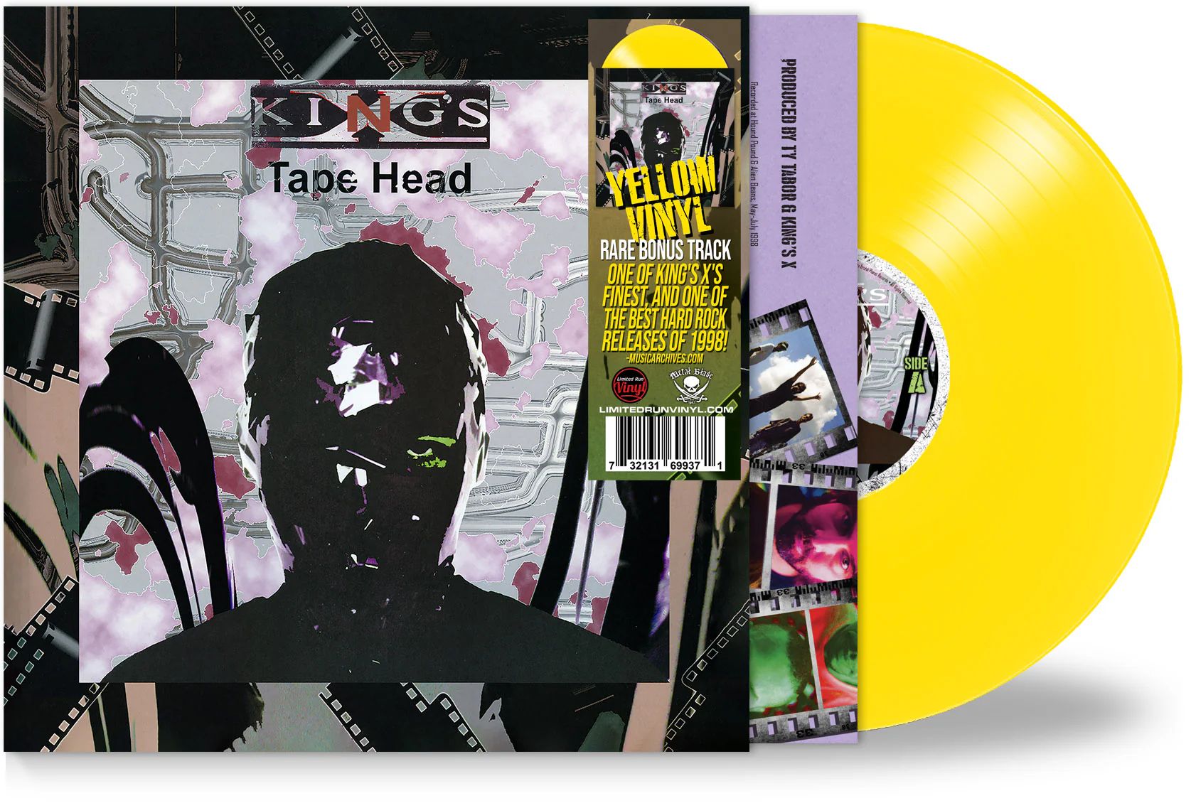 King's X - Tape Head (Ltd. Ed. 2025 Yellow vinyl reissue with bonus track) - Vinyl - New