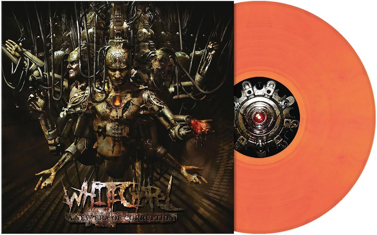 Whitechapel - New Era Of Corruption, A (15th Anniversary 2025 Bright Orange Marbled vinyl gatefold reissue with bonus track) - Vinyl - New