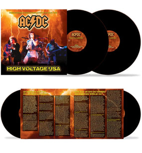 ACDC - High Voltage USA: The Legendary Broadcast - The Old Waldorf San Francisco 3rd September 1977 (Special Ltd. Ed. 2x10" Jet Black vinyl gatefold - numbered ed. of 2000) - Vinyl - New
