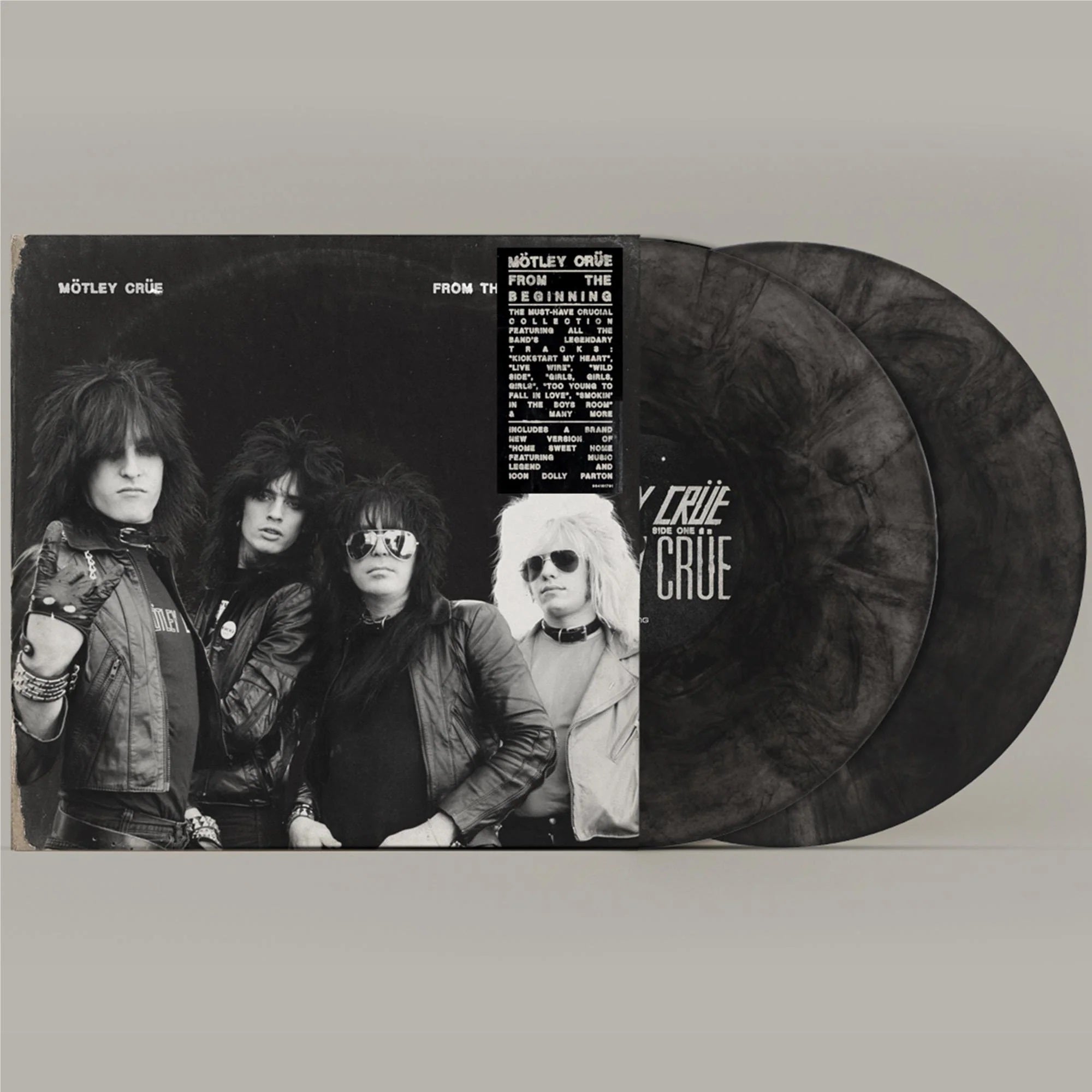Motley Crue - From The Beginning (2LP Marbled Black vinyl) - Vinyl - New - PRE-ORDER