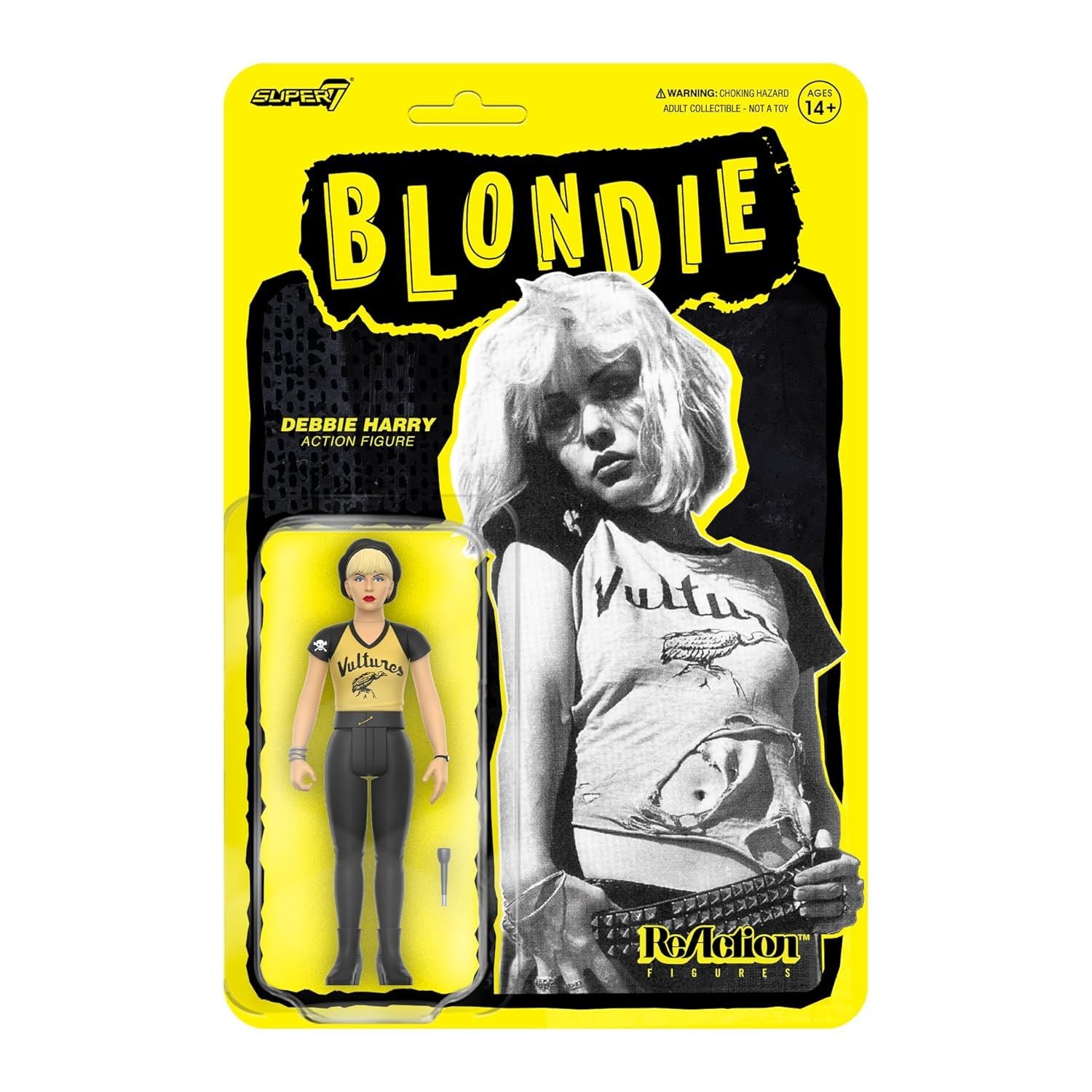 Blondie - Debbie Harry (Vultures 1976 NY) 3.75 inch Super7 ReAction Figure