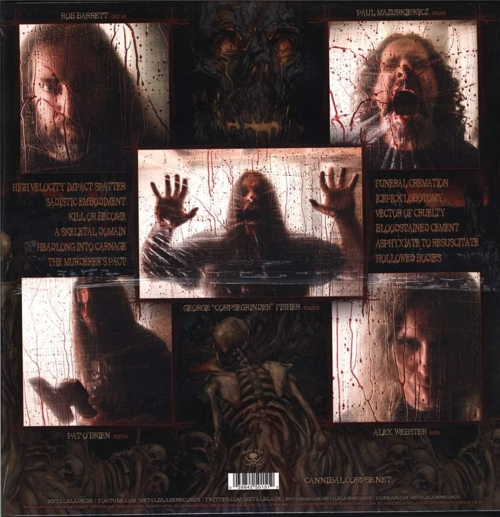 Cannibal Corpse - Skeletal Domain, A (2024 180g gatefold reissue with poster) - Vinyl - New