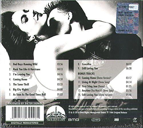 Scorpions - Love At First Sting (2018 remastered digipak reissue with 5 bonus tracks) - CD - New