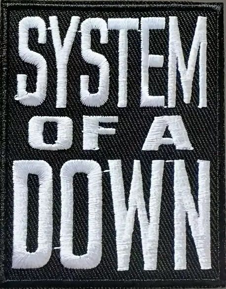 System Of A Down - Logo (60mm x 75mm) Sew-On Patch
