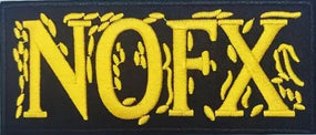 NOFX - Logo Yellow (125mm x 55mm) Sew-On Patch