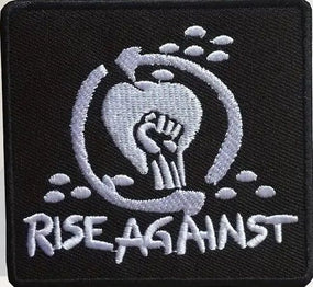 Rise Against- Logo (75mm x 70mm) Sew-On Patch
