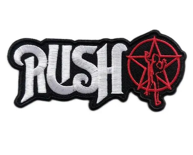 Rush - Logo and Starman (115mm x 55mm) Sew-On Patch