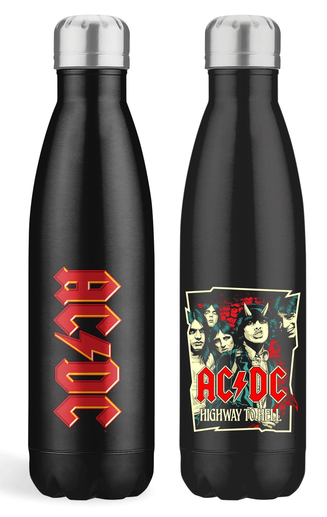 ACDC - Stainless Steel 500ml Drink Bottle - Highway To Hell