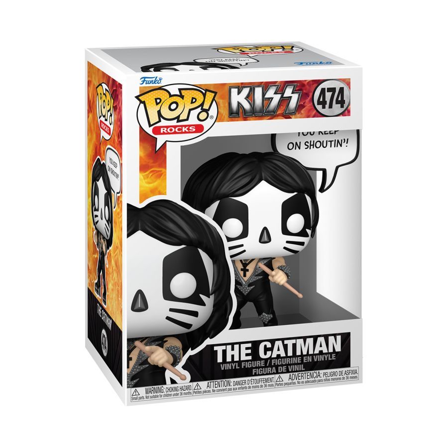 Kiss - The Catman (Rock & Roll All Night) Pop! Vinyl Sayings