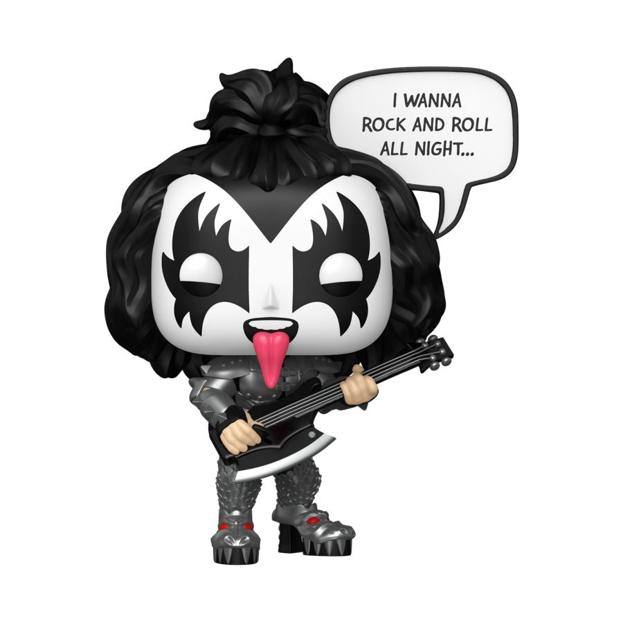 Kiss - The Demon (Rock & Roll All Night) Pop! Vinyl Sayings