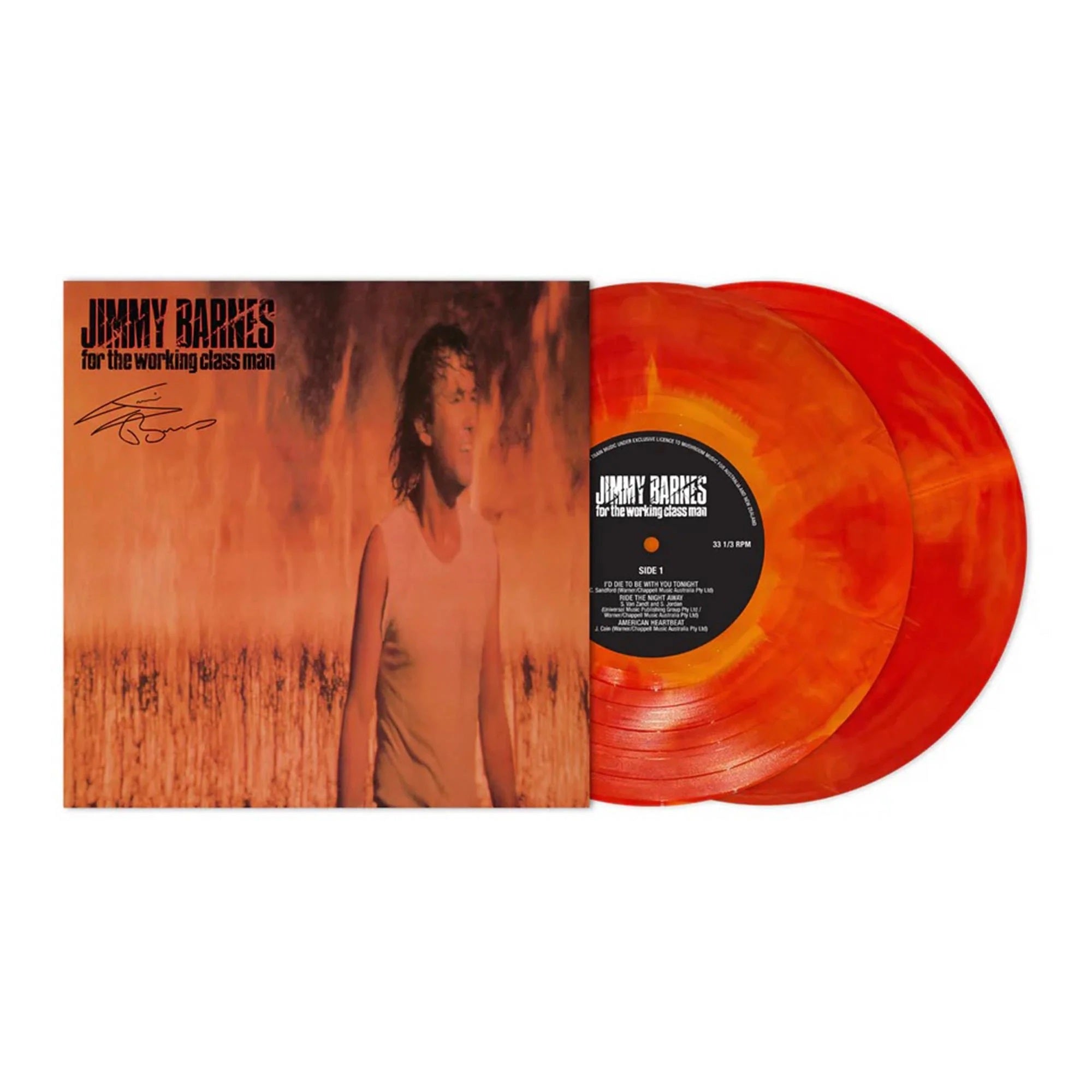 Barnes, Jimmy - For The Working Class Man (40th Anniversary Ed. 2025 2LP Flame vinyl remastered reissue) - Vinyl - New - PRE-ORDER