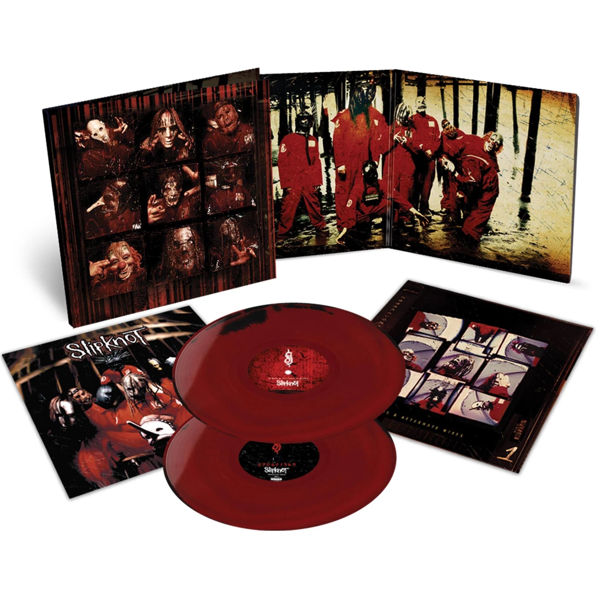 Slipknot - Slipknot (25th Anniversary Ed. 2LP Red & Black vinyl reissue) - Vinyl - New - PRE-ORDER