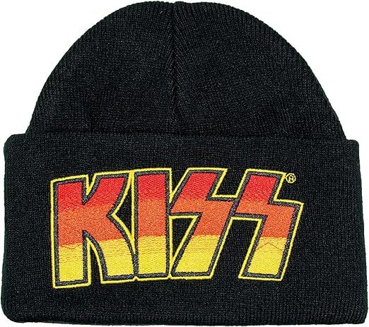 Kiss - Knit Beanie - Embroidered - Classic Logo