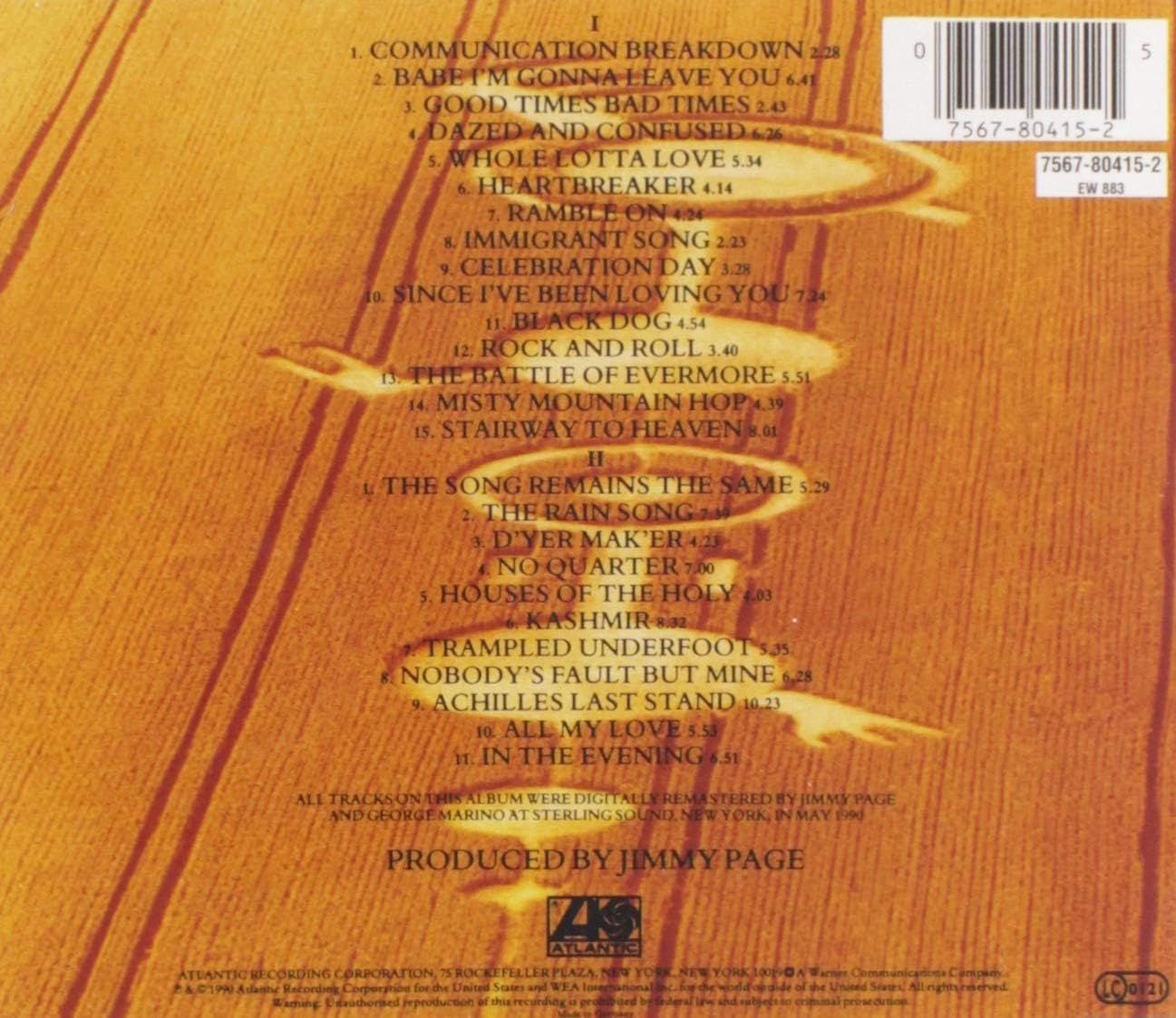 Led Zeppelin - Remasters (2CD) - CD - New