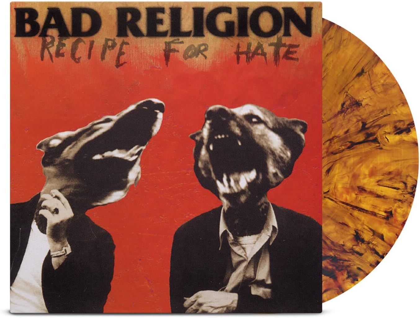 Bad Religion - Recipe For Hate (Ltd. 30 Year Anniversary Ed. 2023 Tigers Eye Translucent vinyl reissue) - Vinyl - New