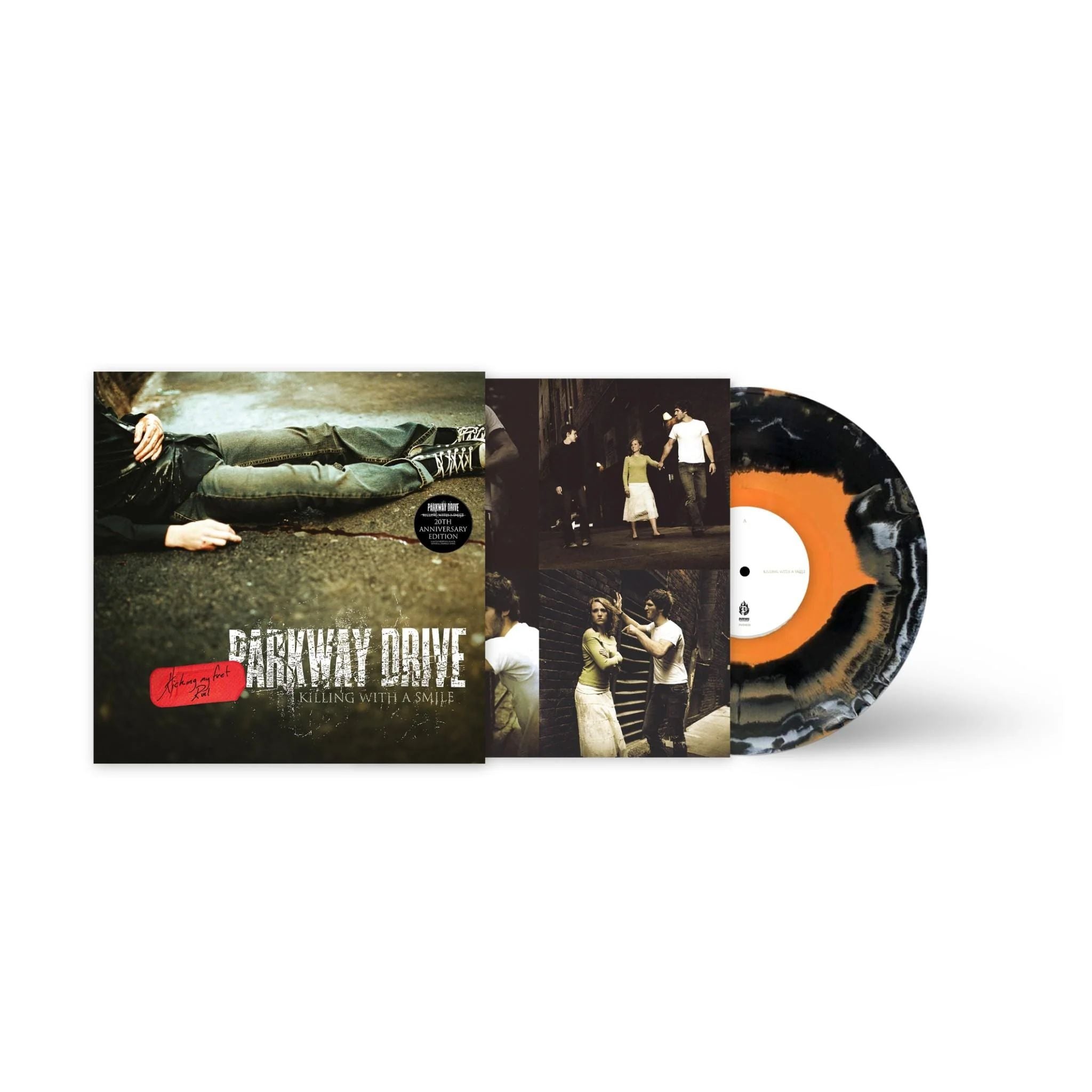 Parkway Drive - Killing With A Smile (Ltd. 20th Anniversary Ed. 2025 Black, White & Orange vinyl reissue) - Vinyl - New