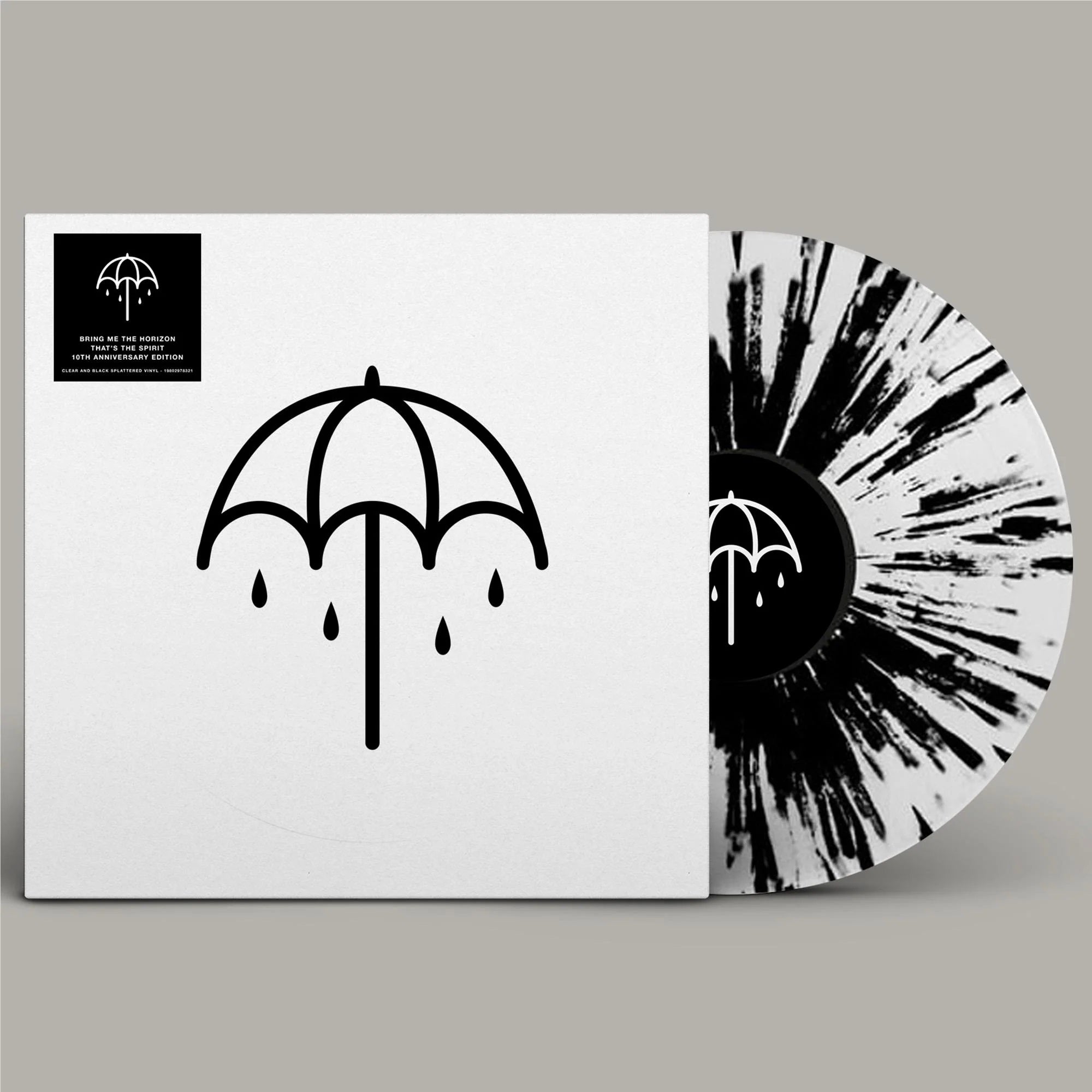 Bring Me The Horizon - That's The Spirit (10th Anniversary Ed. Clear & Black Splatter vinyl reissue) - Vinyl - New - PRE-ORDER