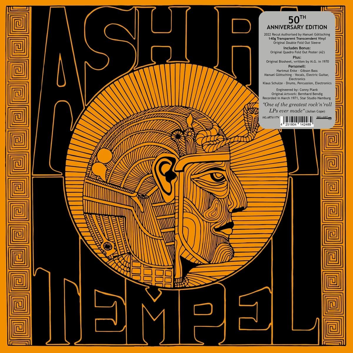 Ash Ra Tempel - Ash Ra Tempel (50th Anniversary Ed. 2025 140g Transparent Transcendent vinyl reissue with poster) - Vinyl - New