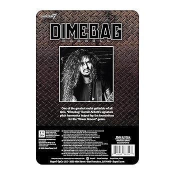 Pantera - Dimebag Darrell (Culprit) 3.75 inch Super7 ReAction Figure