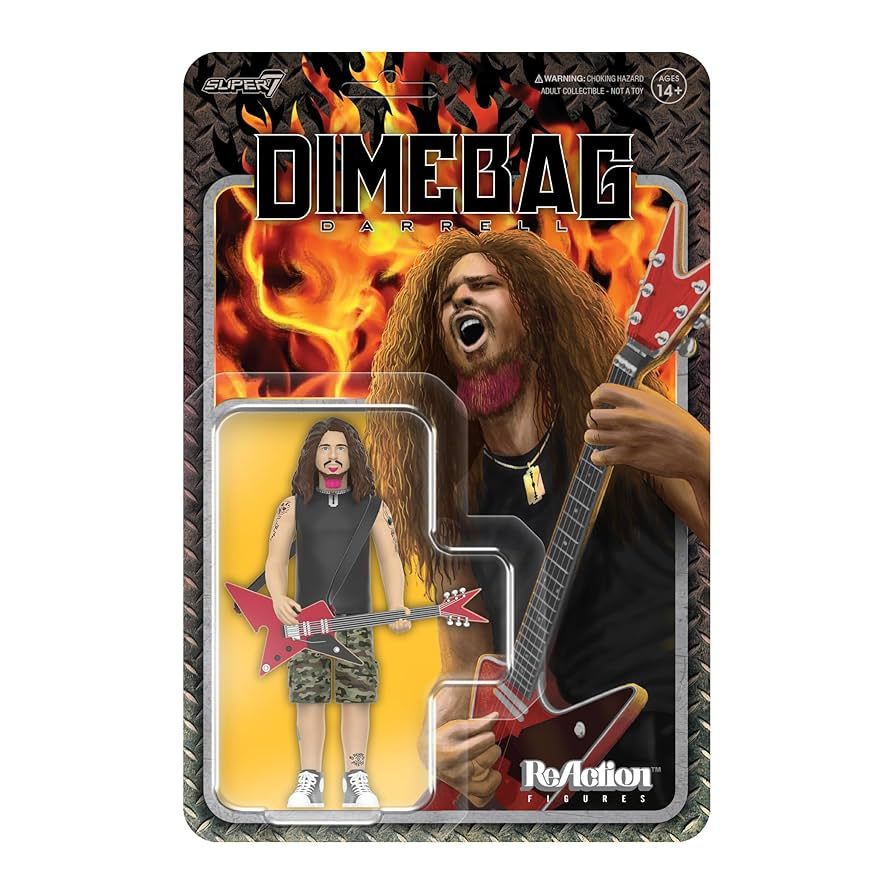 Pantera - Dimebag Darrell (Culprit) 3.75 inch Super7 ReAction Figure