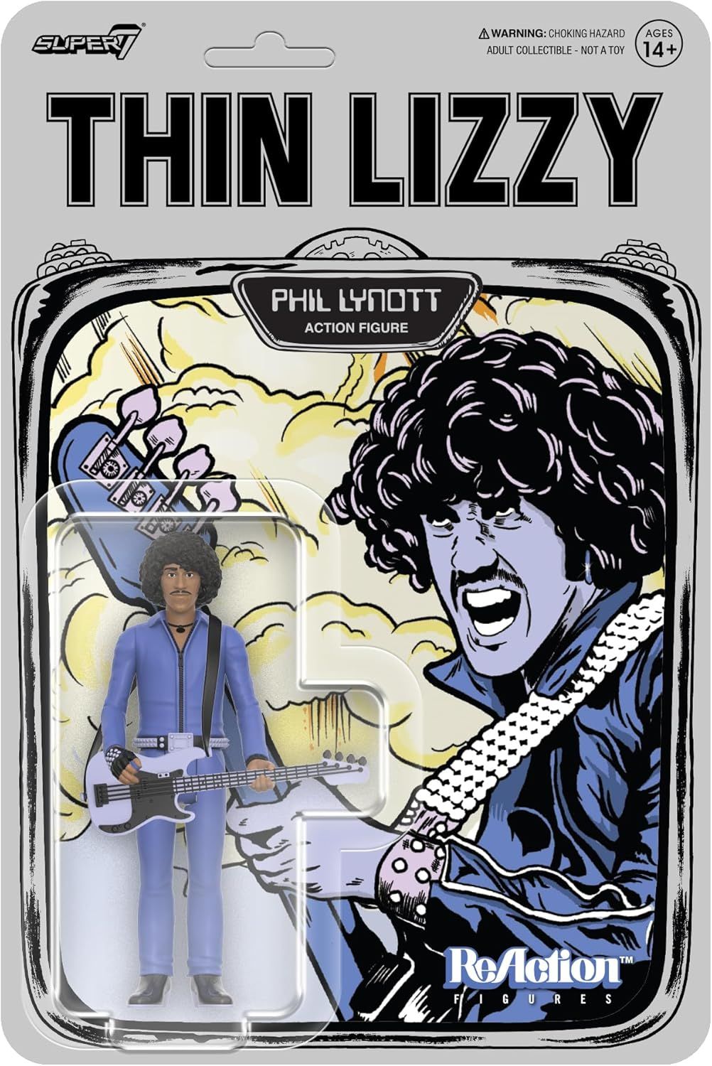 Thin Lizzy - Phil Lynott (Wave 2 - Jailbreak) 3.75 inch Super7 ReAction Figure