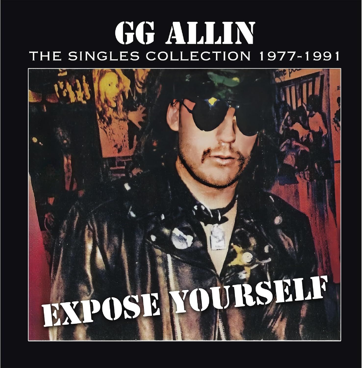 Allin, G.G. - Expose Yourself: The Singles Collection 1977-1991 (Indie Exclusive Mars Attacks vinyl) - Vinyl - New