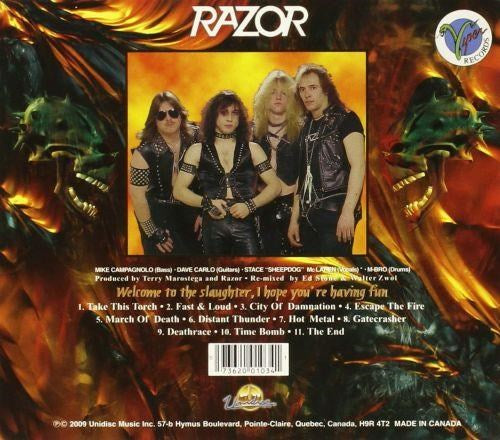 Razor - Executioner's Song - CD - New