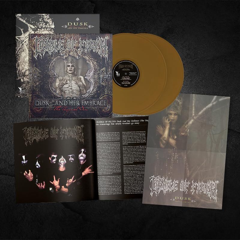 Cradle Of Filth - Dusk... And Her Embrace: The Original Sin (Ltd. Ed. 2LP Gold vinyl remastered reissue - 500 copies) - Vinyl - New