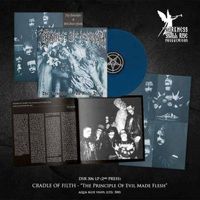 Cradle Of Filth - Principle Of Evil Made Flesh, The (Ltd. Ed. Aqua Blue vinyl remastered reissue - 500 copies) - Vinyl - New