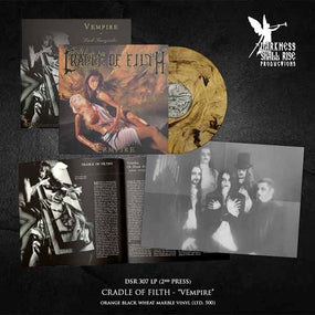 Cradle Of Filth - Vempire, Or Dark Faerytales In Phallustein (Ltd. Ed. Orange Black Wheat Marble vinyl remastered reissue - 500 copies) - Vinyl - New