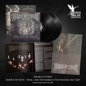 Cradle Of Filth - Dusk... And Her Embrace: The Original Sin (Ltd. Ed. Classic Black vinyl remastered reissue - 2nd pressing of 500 copies) - Vinyl - New