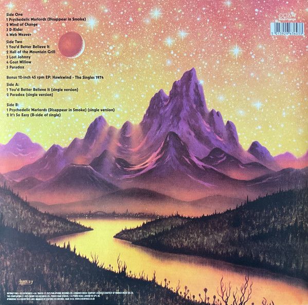 Hawkwind - Hall Of The Mountain Grill (2025 LP/12" EP remastered reissue) - Vinyl - New