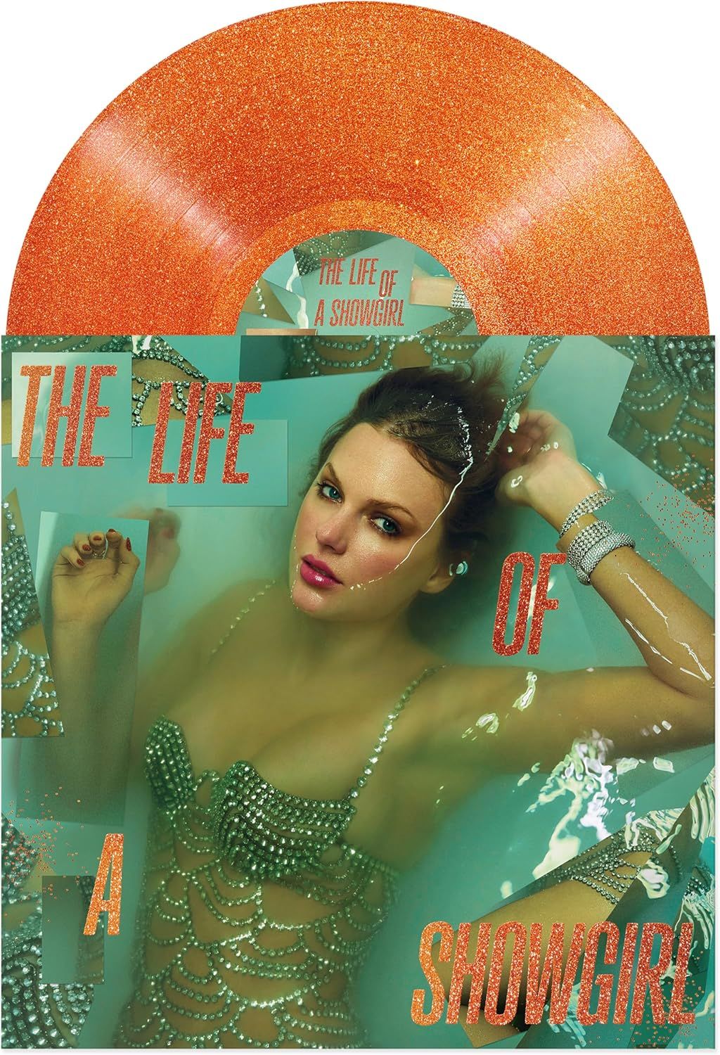 Swift, Taylor - Life Of A Showgirl, The (Portofino Orange Glitter vinyl) - Vinyl - New