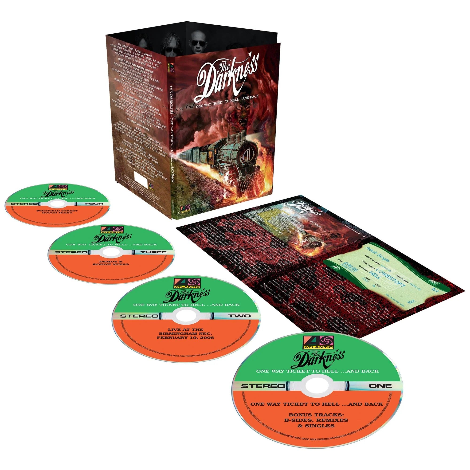 Darkness - One Way Ticket To Hell ...And Back (2025 4CD Expanded Ed. reissue) - CD - New - PRE-ORDER