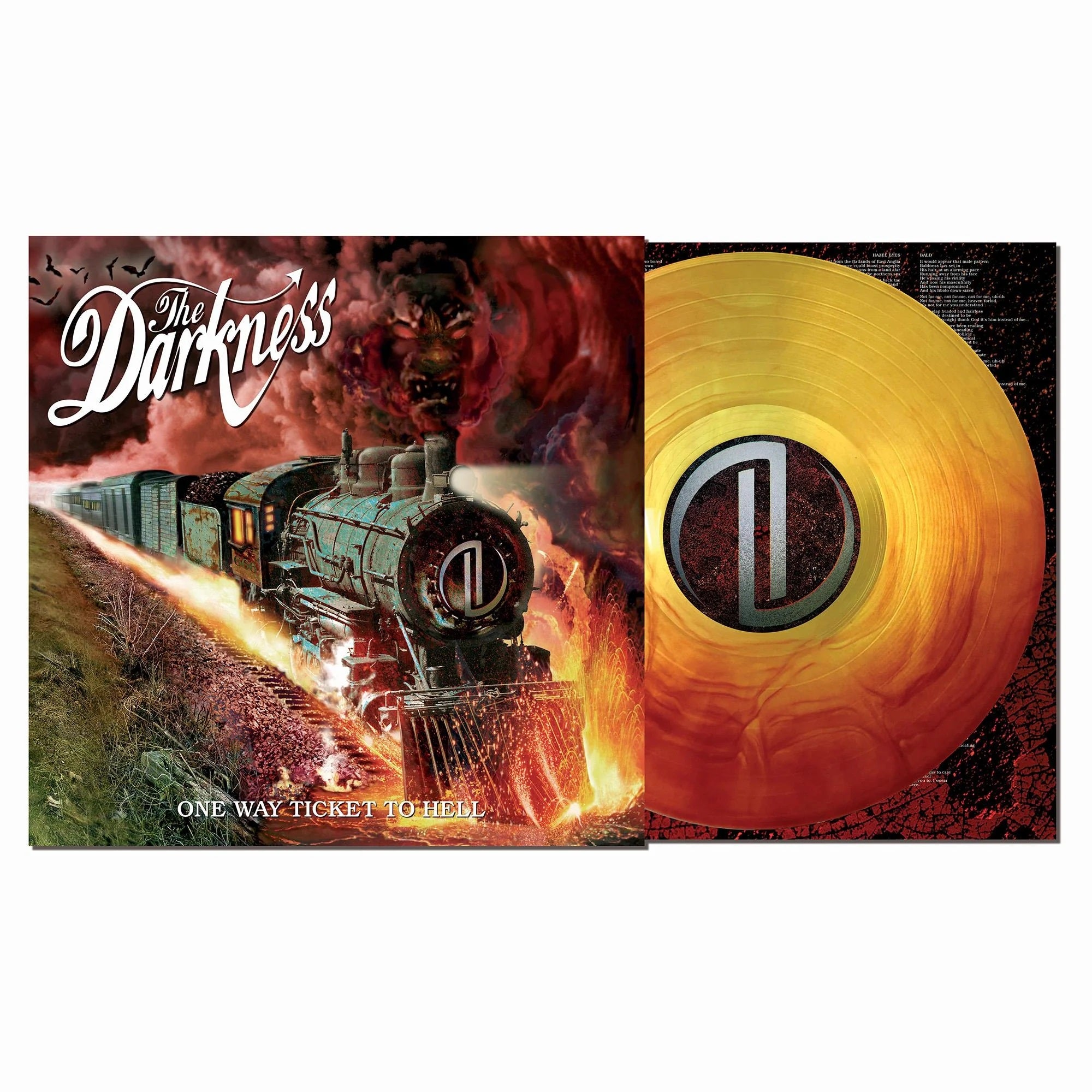 Darkness - One Way Ticket To Hell ...And Back (2025 Orange & Yellow vinyl reissue) - Vinyl - New - PRE-ORDER
