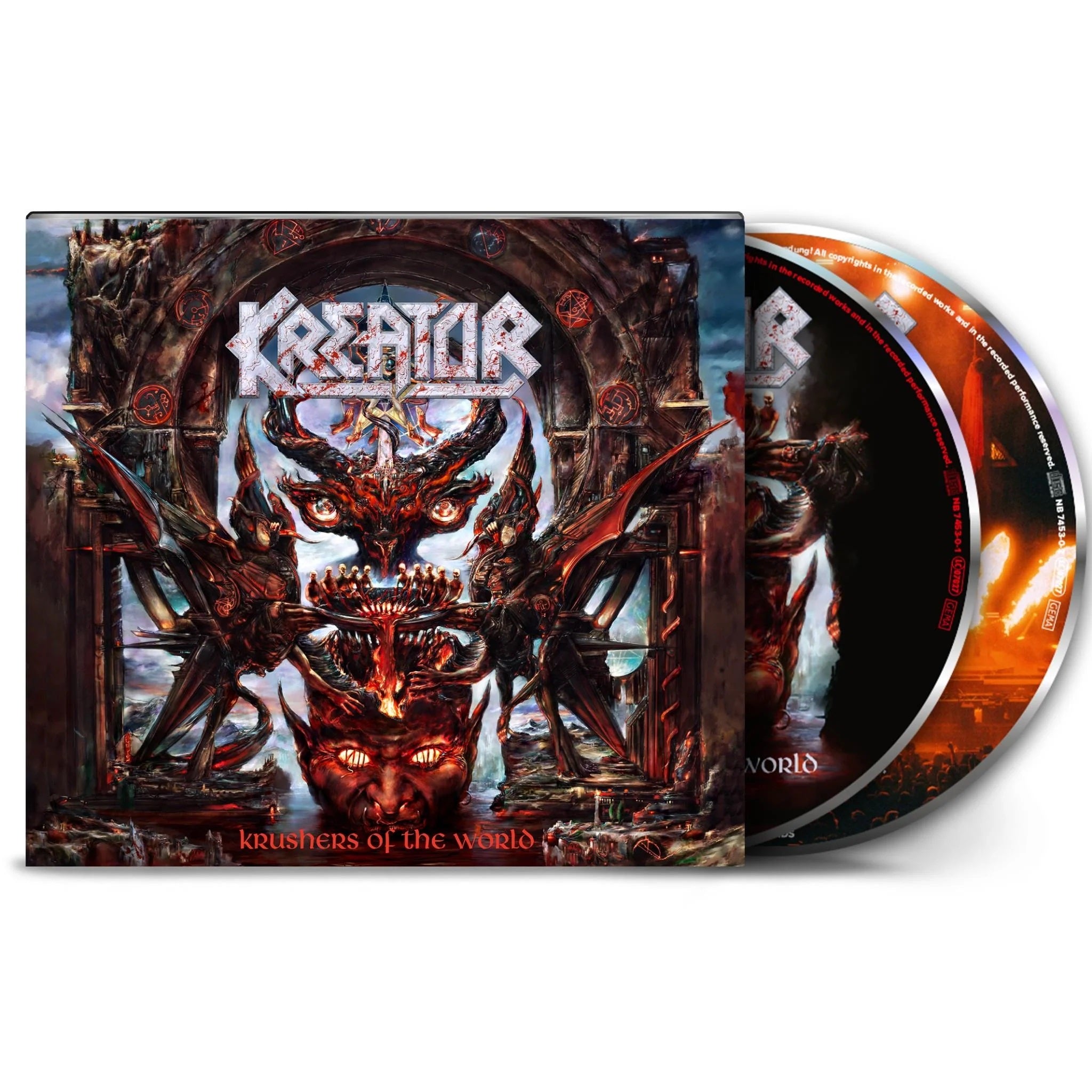 Kreator - Krushers Of The World (Ltd. Ed. 2CD digipak) - CD - New - PRE-ORDER