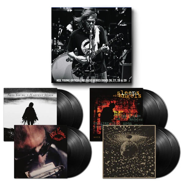 Young, Neil - Official Release Series Discs 26, 27, 28 & 29 (Harvest Moon/Unplugged/Sleeps With Angels/Mirror Ball) (4CD Box Set remasters) - CD - New