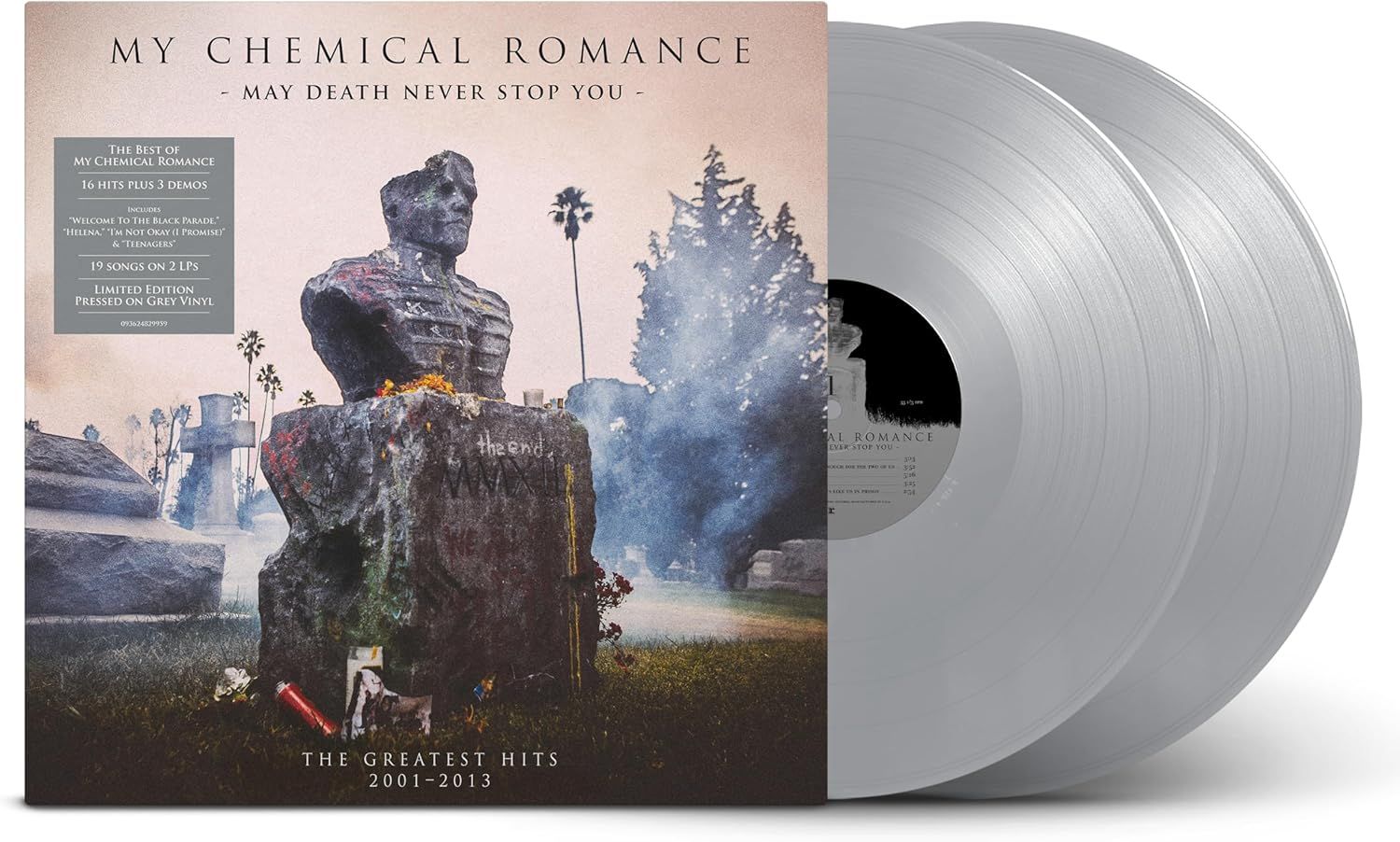 My Chemical Romance - May Death Never Stop You: The Greatest Hits 2001-2003 (Ltd. Ed. 2025 2LP Grey vinyl gatefold reissue) - Vinyl - New