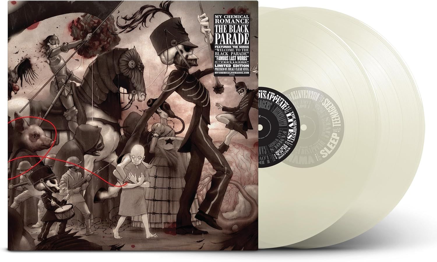 My Chemical Romance - Black Parade, The (Ltd. Ed. 2025 2LP Snowy White vinyl gatefold reissue) - Vinyl - New