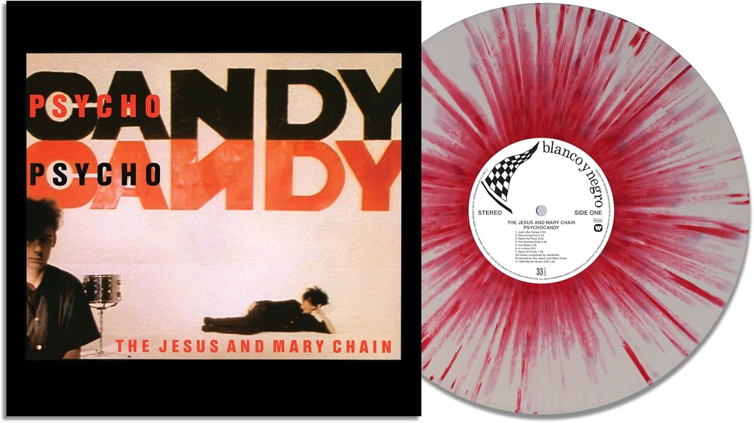 Jesus And Mary Chain - Psychocandy (40th Anniversary Ed. 2025 Red & White Splatter vinyl remastered reissue) - Vinyl - New