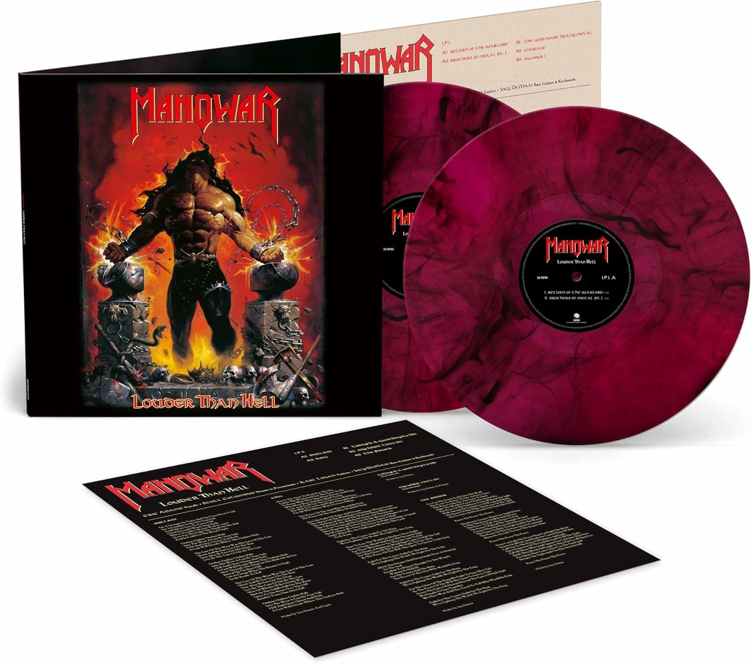 Manowar - Louder Than Hell (2025 2LP gatefold reissue) - Vinyl - New