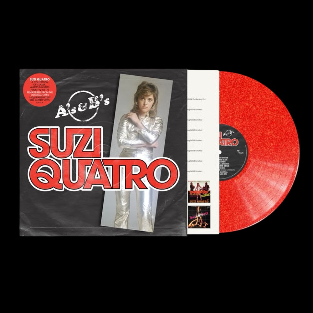 Quatro, Suzi - A's & B's (140g Translucent Red Glitter vinyl) - Vinyl - New