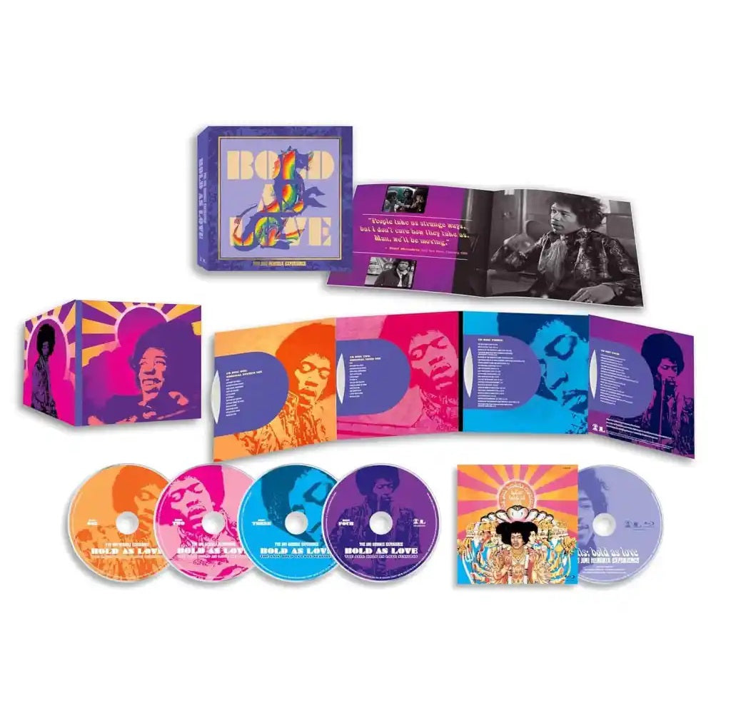 Hendrix, Jimi - Bold As Love: The Axis Bold As Love Sessions (4CD/Blu-Ray Box Set) - CD - New