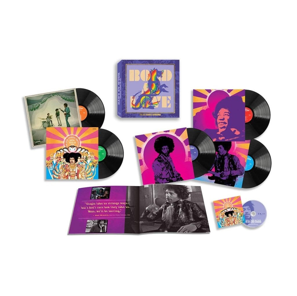 Hendrix, Jimi - Bold As Love: The Axis Bold As Love Sessions (5LP/Blu-Ray Box Set) - Vinyl - New