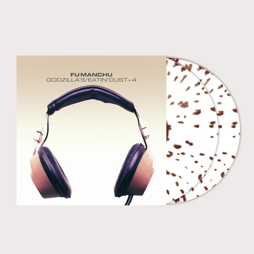 Fu Manchu - Godzilla's/Eatin' Dust + 4 (2025 2LP White/Brown Splatter vinyl gatefold reissue) - Vinyl - New