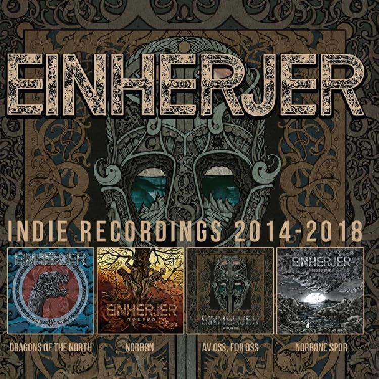 Einherjer - Indie Recordings 2014-2018 (Dragons Of The North/Norron/Av Oss, For Oss/Norrone Spor) (4CD Box Set) - CD - New