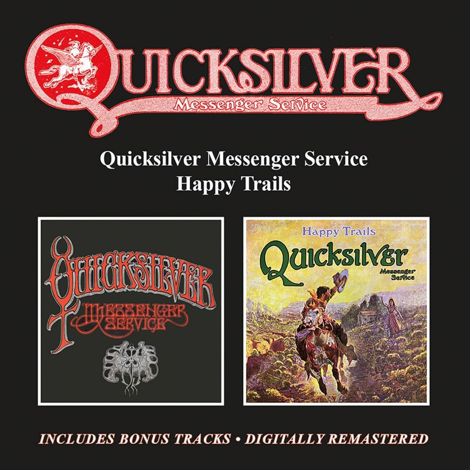 Quicksilver Messenger Service - Quicksilver Messenger Service/Happy Trails (2025 2CD remastered reissue with 2 bonus tracks) - CD - New