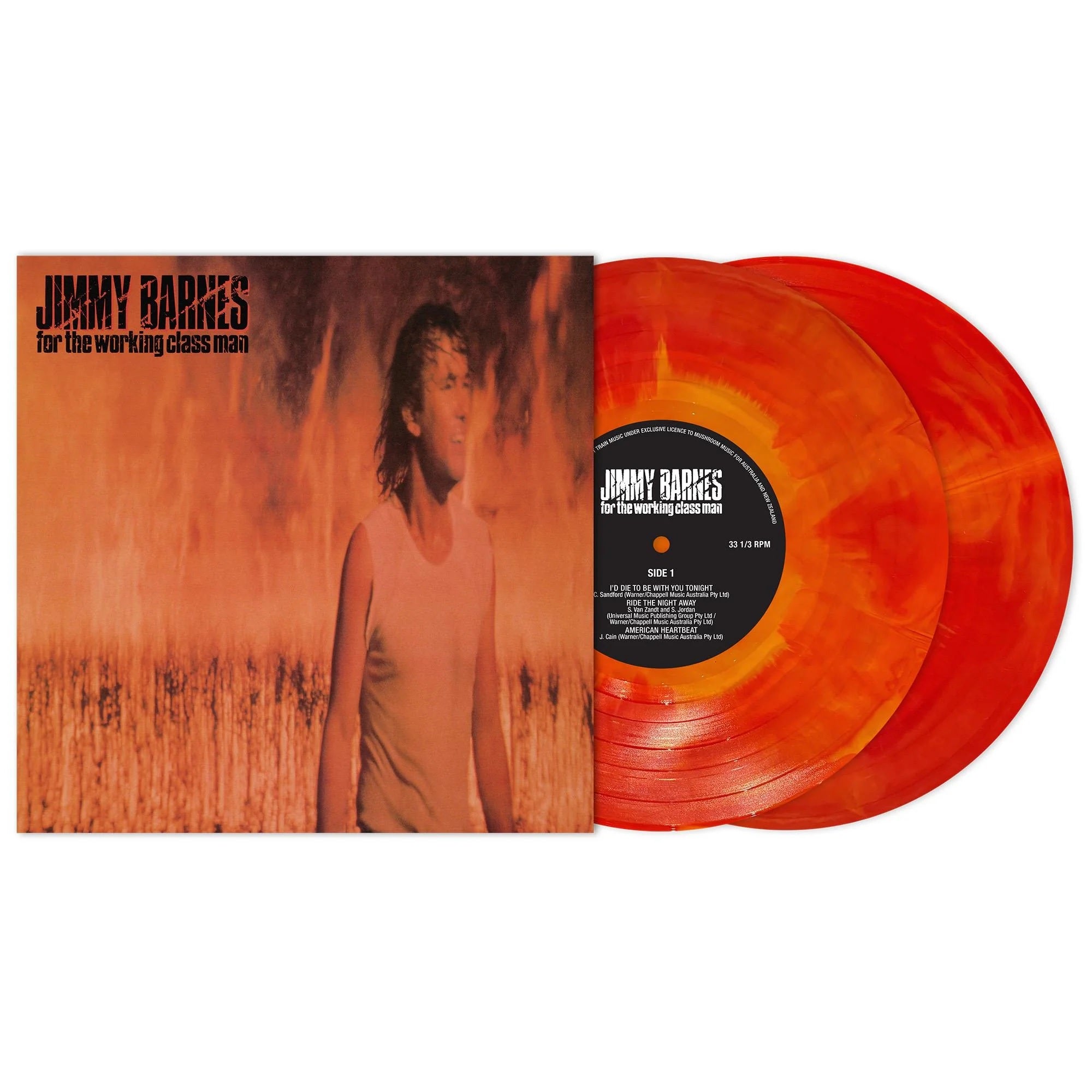 Barnes, Jimmy - For The Working Class Man (40th Anniversary Ed. 2025 2LP Transparent Orange & Transparent Red vinyl remastered gatefold reissue) - Vinyl - New